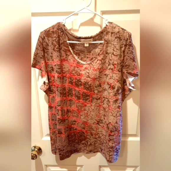 Coldwater Creek Short Sleeve Blouse size 1X - Picture 11 of 11